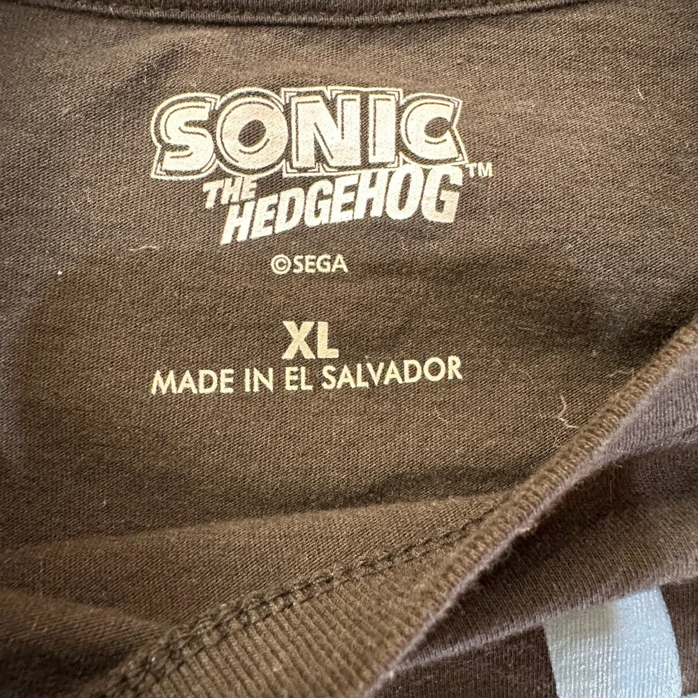 Sonic the Hedgehog Black Long Sleeve Tee - Picture 3 of 7